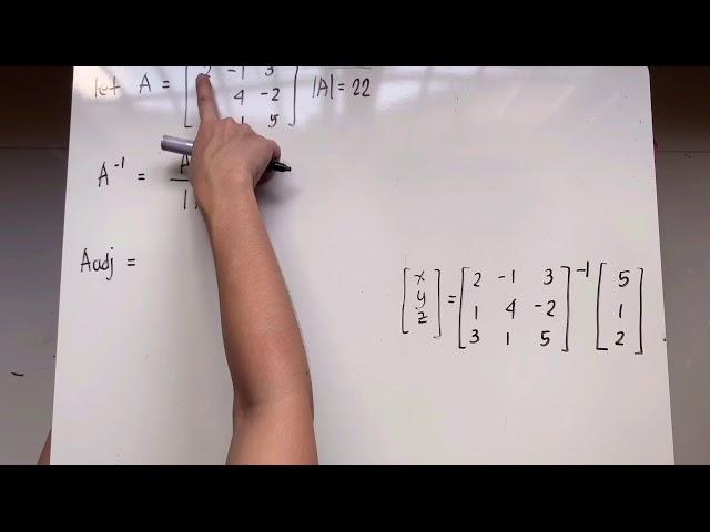 Solving System of Linear Equations: Matrix Inversion