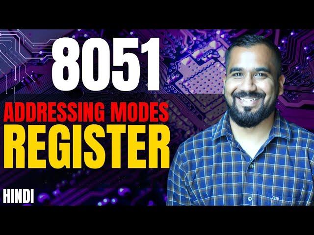 Register Addressing Mode in 8051 Microcontroller Explained in Hindi