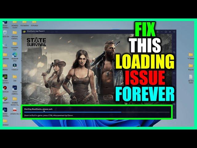 How to fix bluestacks 5 not opening or Stuck on loading screen. 100% working