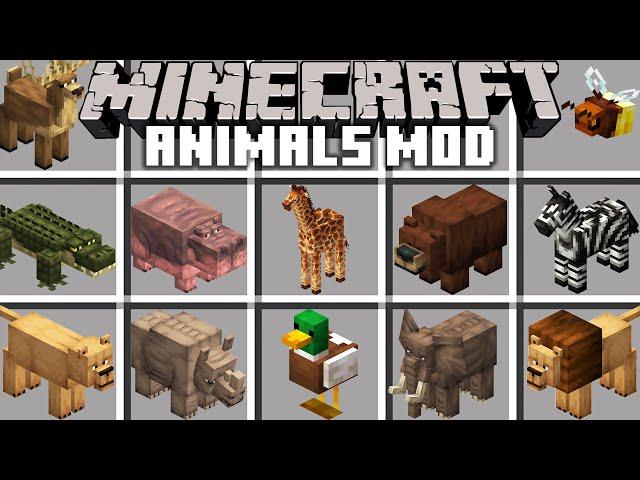 Minecraft all Animals Spawn Egg (Naturalist Mod) | Minecraft 4K + Shaders PC (No Commentary).