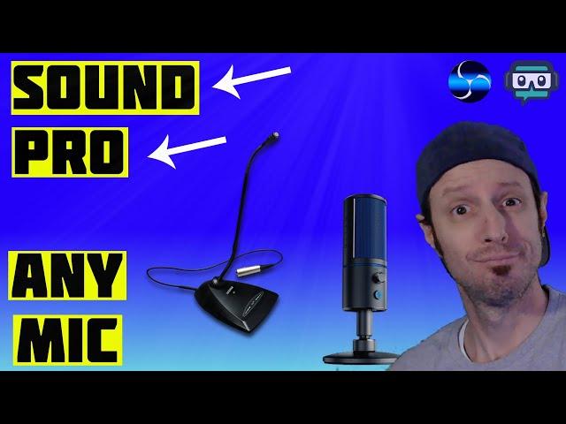 Make ANY Microphone Sound PRO! - OBS Settings and Filters (2023)