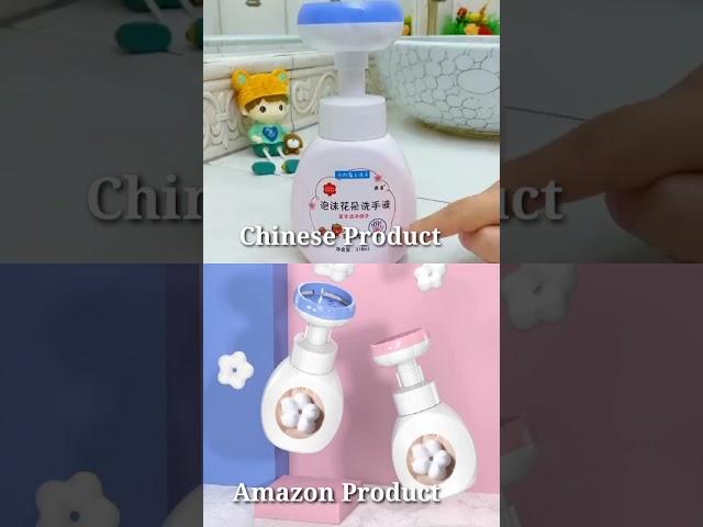 Chinese Product vs Amazon Product | Flower foaming hand wash #short