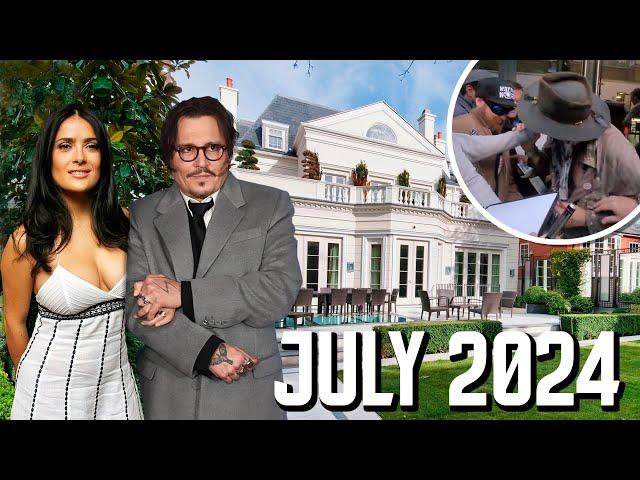 Johnny Depp's Lifestyle  July 2024 | Kissed a Fan, Moving to London, New House