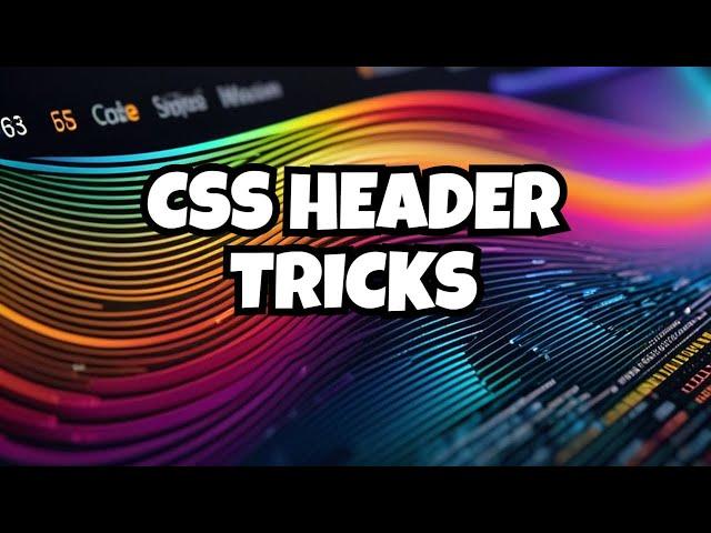 How to Make Curved Header using Html and CSS | CSS Tricks