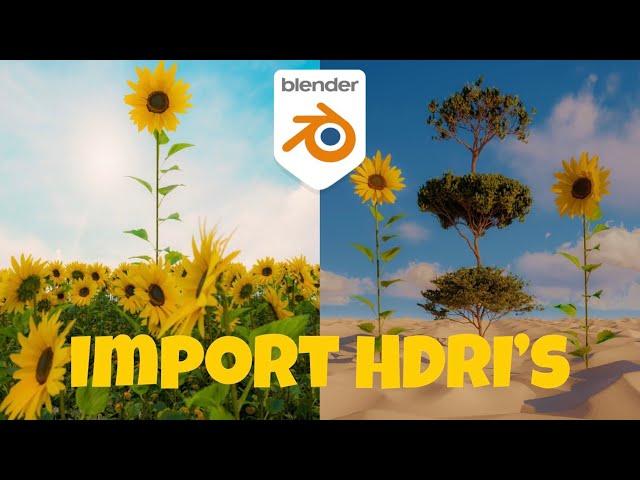 How To Import HDRI’s In Blender