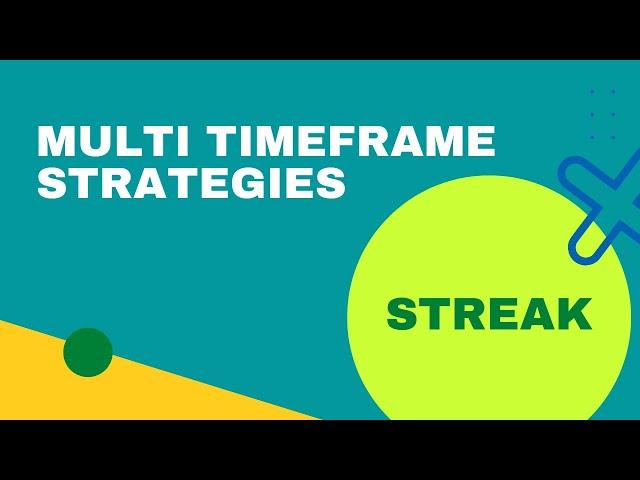 How to create multi timeframe strategy in streak zerodha