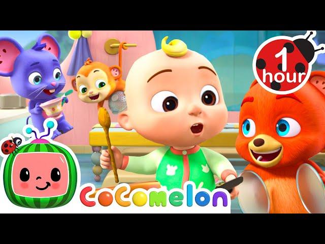 Fantasy Animals Discover Sounds of the Kitchen | CoComelon - Animal Time | Nursery Rhymes for Babies