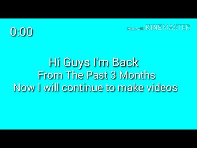 I'm Back on YouTube