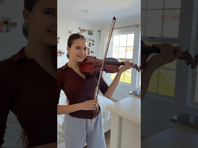 Dad comes to my room to listen to some Bach #karolinaprotsenko #violin #family #morning #daughter