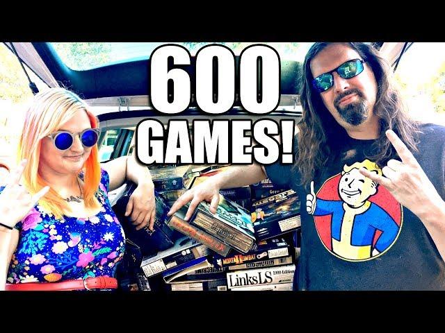 INSANE FIND: 600 Big Box PC Games for $75!!  Games from 80s, 90s & 2000s