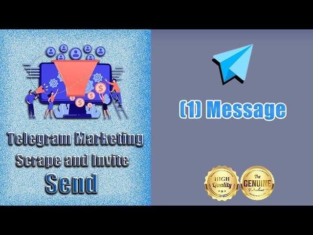Telegram Marketing Scraper and Invite |Group|Channel|Users|Bulk Sender-01 Message #telegrambot