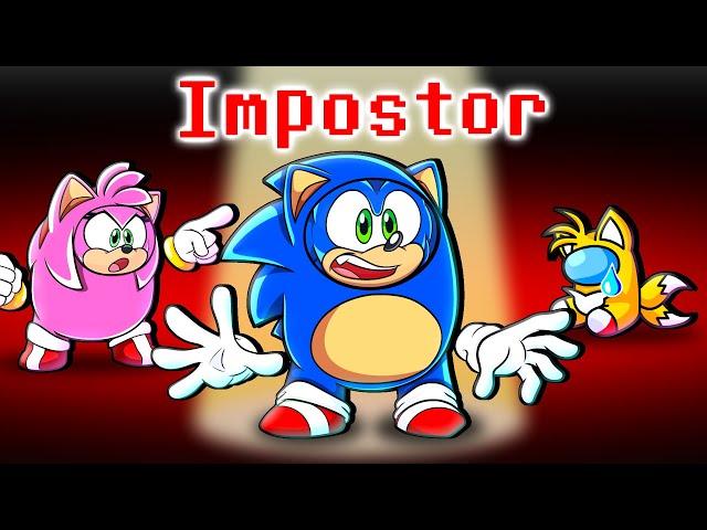 IMPOSTOR SONIC! - Sonic & Amy AMONG US with FANS!