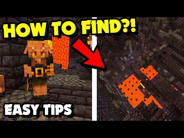 How to Find PIGLIN BASTIONS in The Nether in Minecraft 1.20+? Easy Tips to Help You! [Very Easy]