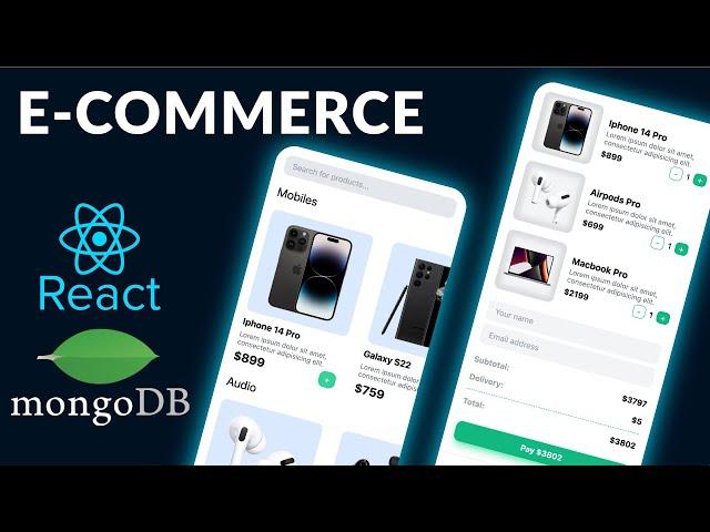 E-Commerce tutorial with Next.js, React, Tailwind, MongoDB and Stripe