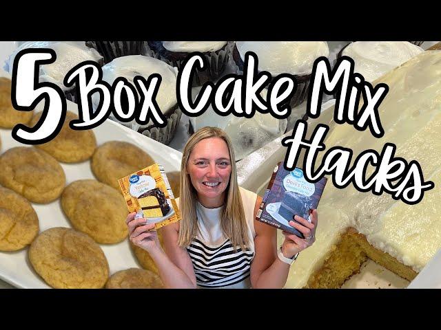 5 Amazing BOX CAKE MIX RECIPES that will Blow Your MIND! | Doctored-Up Box Cake Mix Recipes