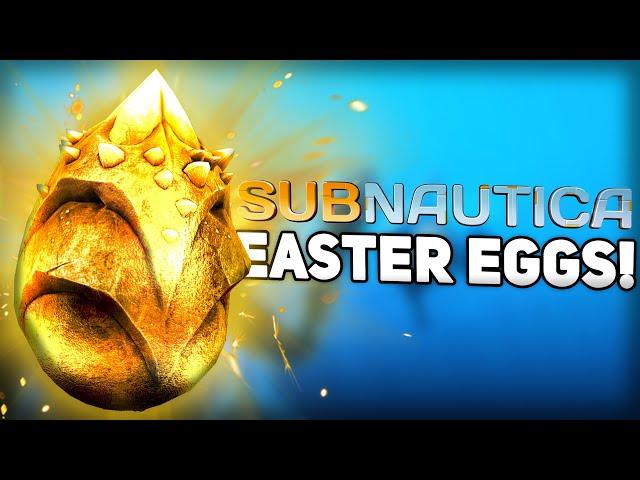 ALL hidden EASTER EGGS & SECRETS in Subnautica!