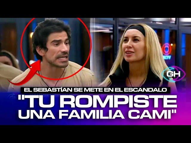 IMPENSADO: Sebastián ENCARÓ a Camila Andrade por su RELACIÓN con  Kaminski: "Rompiste una familia"