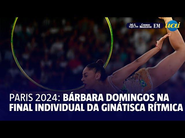 Paris 2024: Bárbara domingos na final individual da ginástica rítmica