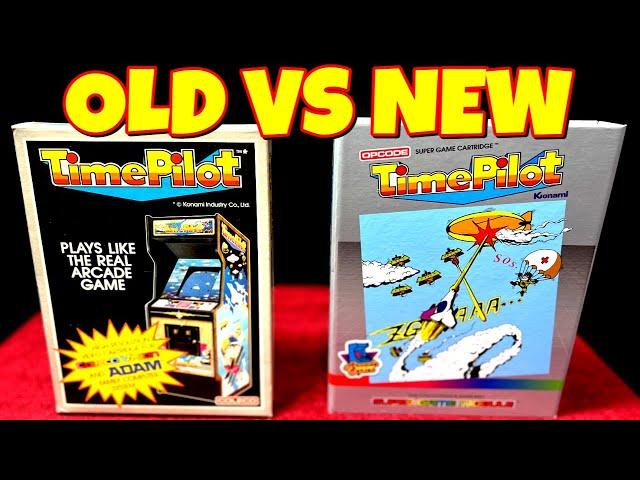 Old School Vs New: Colecovision Time Pilot Comparison!