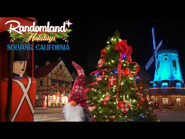 Solvang at Christmas! Julfest begins in California's Fantasyland!