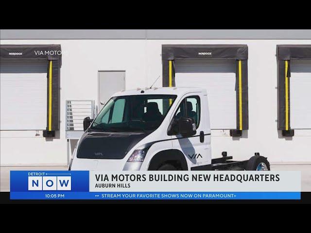 Electric truck maker VIA Motors announces new headquarters, technical center in Auburn Hills