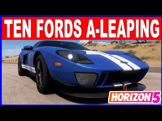 Forza Horizon 5 TEN FORDS A-LEAPING Forzathon Daily Challenges Earn 10 Air Skill in any Ford