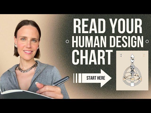 How to Read a Human Design Chart  [ Basics with Maike Gabriela ]