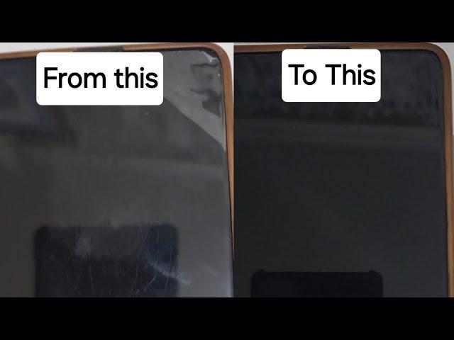 Removing Phone Screen Protector ASMR - Feels New!