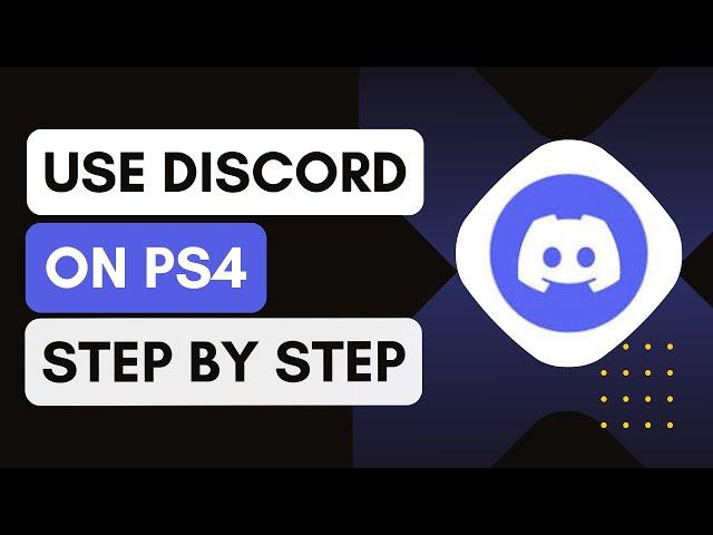 How To Use Discord On Ps4 !