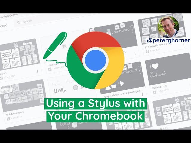 Using a stylus with your Chromebook