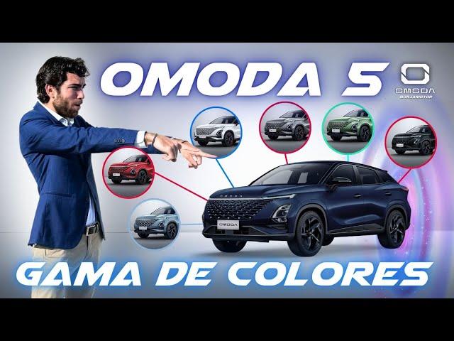 OMODA 5   COLORES y ACABADOS 