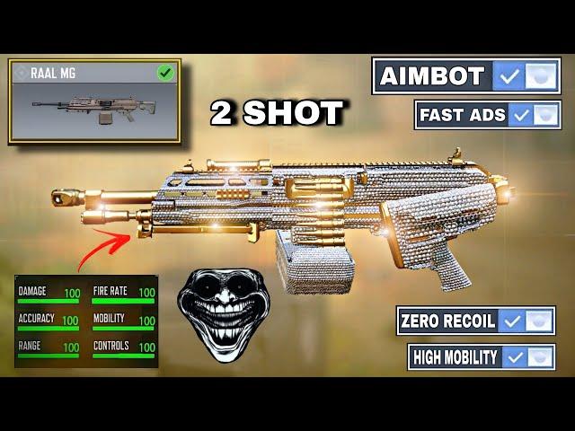 NEW "2 SHOT" RAAL MG Gunsmith! its TAKING OVER COD Mobile in Season 11