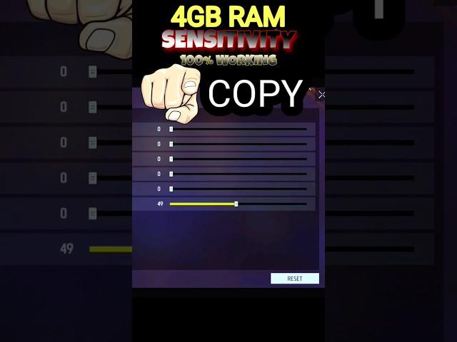 4gb ram best sensitivity in free fire | 4gb ram free fire setting | 4gb ram sensitivity in free fire