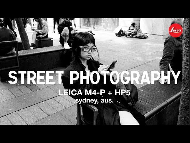 black and white street photography in sydney australia | ilford HP5 film + leica m4-P