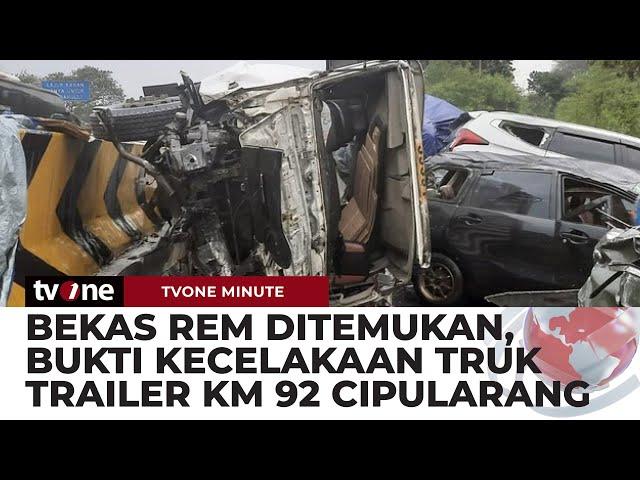 Fakta di Balik Kecelakaan Tol Cipularang KM92: Supir Resmi Jadi Tersangka | tvOne Minute