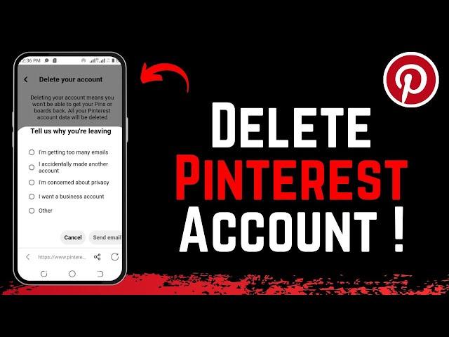 How to Delete Pinterest Account