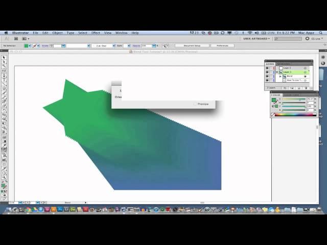 Adobe Illustrator Tutorial - How To Use The Blend Tool