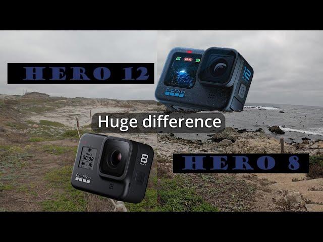 Gopro Hero 8 vs Hero 12 | Side by Side Comparison