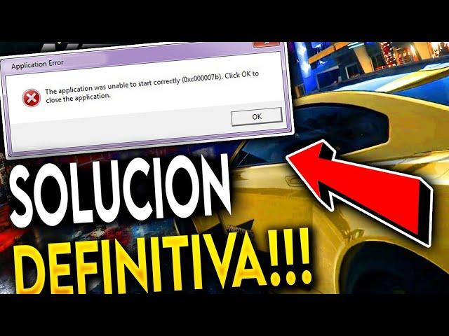 COMO SOLUCIONAR EL ERROR 0xc000007b EN JUEGOS 2021