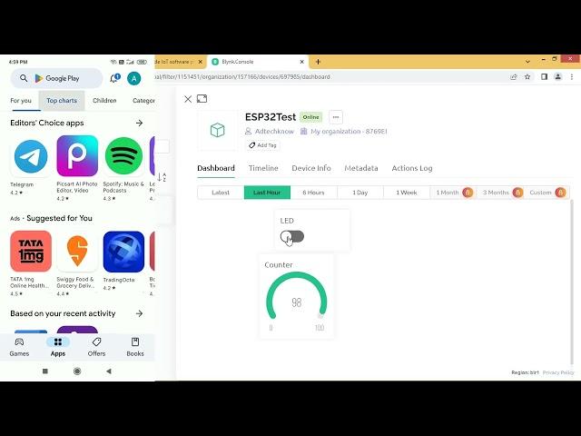 Use Blynk 2.0 App with ESP32