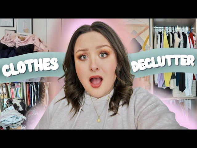 HUGE Wardrobe Declutter | Clearing Out My Closet | Amy Astrid