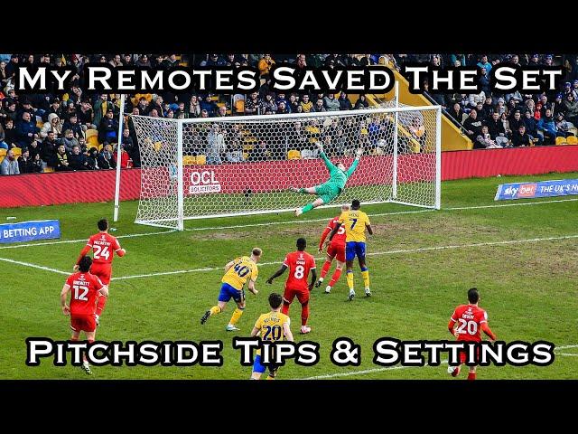 My remotes saved the set! Sports Photography tips & settings