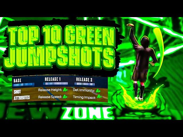 NEW UNSTOPPABLE TOP 10 BIGGEST GREEN WINDOW JUMPSHOTS NBA 2K24 BOTH GEN! BEST JUMPSHOT NBA2K24