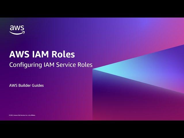 AWS IAM Roles | Amazon Web Services