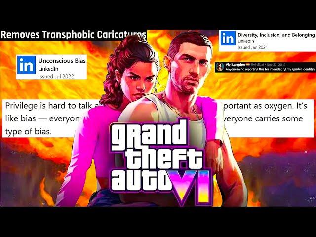 Grand Theft Auto 6 EXPOSED! SILENCES White Male Developers + Rockstar INFESTED with Woke DEI Agenda