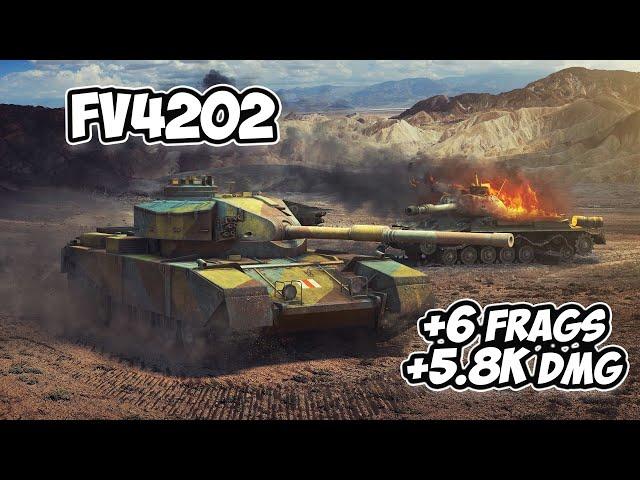 FV4202 - 6 Frags 5.8K Damage - Greed! - World Of Tanks