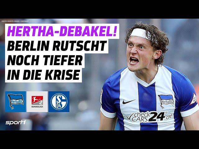 Hertha BSC - FC Schalke 04 | 2. Bundesliga Tore und Highlights 25. Spieltag