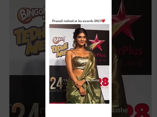 Pranali looks Gorgeous ️#trending #viral #pranalirathod #akshara #durg  #yrkkh ita awards #yr