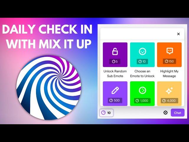 Daily Check-In with Twitch Channel Points using Mix it Up Streaming Bot