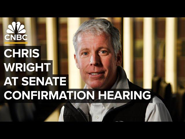 Chris Wright testifies before Senate at confirmation hearing for energy secretary — 1/15/2025